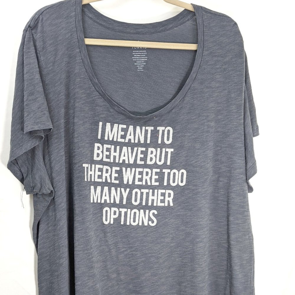 Torrid - Gray graphic t-shirt - 5x